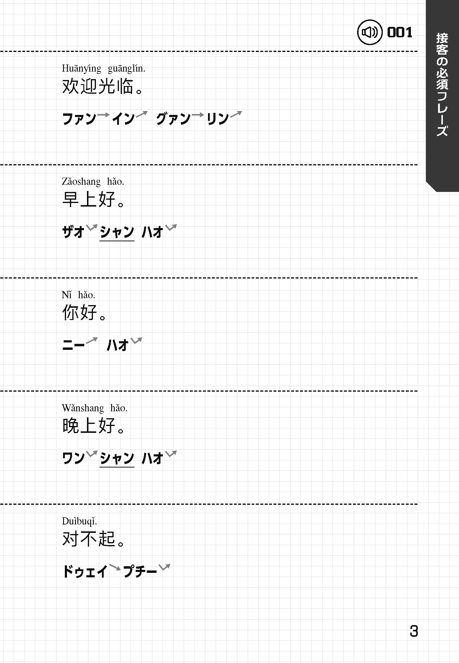 語研 カタカナで読める 接客中国語 語研編集部 Isbn978 4 357 2 ためし読みpdfあり